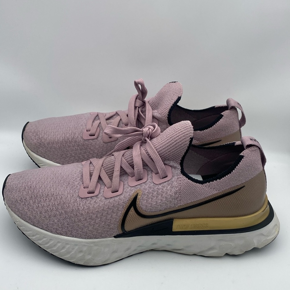 Nike React Infinity Run Flyknit Plum Fog Pink Purple - Women’s Size 10